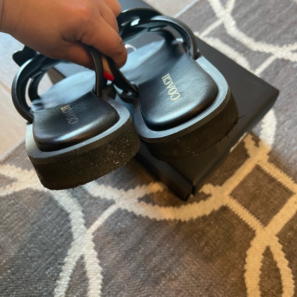 COACH GEORGIE leather sandal - Picture 5 of 8